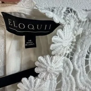 Eloquii | Dresses | Eloquii Lace Evening Dress With Pleated Skirt Plus Size  26 | Poshmark
